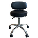 Καρέκλα Εργασίας ArteLibre FIRMEZA Μαύρο/Χρώμιο PU/Μέταλλο 47x47x67/78cm