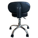 Καρέκλα Εργασίας ArteLibre FIRMEZA Μαύρο/Χρώμιο PU/Μέταλλο 47x47x67/78cm