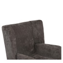 Πολυθρόνα ArteLibre NORA Γκρι Ύφασμα/Μέταλλο 100x80x89cm