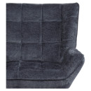 Πολυθρόνα ArteLibre TIVA Μπλε Ύφασμα Σενίλ/Μέταλλο 84x78x77cm