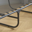 Κρεβάτι Σπαστό ArteLibre FLEXREST Με Στρώμα Πάχους 12cm Μαύρο Μέταλλο 180x80x33cm