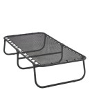 Κρεβάτι Σπαστό ArteLibre FLEXREST Με Στρώμα Πάχους 12cm Μαύρο Μέταλλο 180x80x33cm