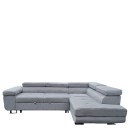 Καναπές Γωνιακός ArteLibre LUZANO Γκρι Ανοιχτό Ύφασμα/MDF 277x203x100cm
