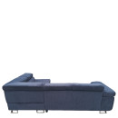 Καναπές Γωνιακός ArteLibre LUZANO Μαύρο Ύφασμα/MDF 277x203x100cm