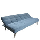 Καναπές Κρεβάτι ArteLibre ELVORE Μπλε Ύφασμα/Ξύλο 190x83x74cm