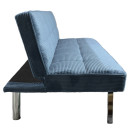 Καναπές Κρεβάτι ArteLibre ELVORE Μπλε Ύφασμα/Ξύλο 190x83x74cm