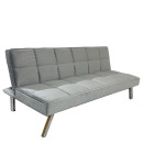 Καναπές Κρεβάτι ArteLibre ELVORE Γκρι Ύφασμα/Ξύλο 190x83x74cm