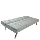 Καναπές Κρεβάτι ArteLibre ELVORE Γκρι Ύφασμα/Ξύλο 190x83x74cm