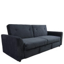 Καναπές Κρεβάτι ArteLibre VALMERO Μαύρο Ύφασμα/Ξύλο 216x85x85cm