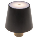 Επιτραπέζιο Φωτιστικό LED Φορητό Για Μπουκάλι Μαύρο Πλαστικό 11x10.5cm