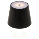 Επιτραπέζιο Φωτιστικό LED Φορητό Για Μπουκάλι Μαύρο Πλαστικό 11x10.5cm