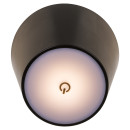 Επιτραπέζιο Φωτιστικό LED Φορητό Για Μπουκάλι Μαύρο Πλαστικό 11x10.5cm