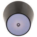 Επιτραπέζιο Φωτιστικό LED Φορητό Για Μπουκάλι Μαύρο Πλαστικό 11x10.5cm