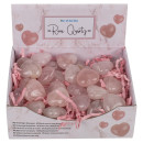 Καρδιά Χαλαζία Ροζ 2.5cm