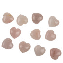 Καρδιά Χαλαζία Ροζ 2.5cm
