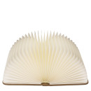 Λάμπα LED Ατμόσφαιρας Επιτραπέζια Βιβλίο Με Εξώφυλλο Δερματίνης Επαναφορτιζόμενη Καφέ 17x13cm