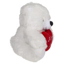 Αρκουδάκι Με Κόκκινη Καρδιά ‘I Love You’ Λευκό/Κόκκινο 22cm