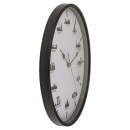 Ρολόι Τοίχου Skylines Λευκό/Μαύρο Πλαστικό Φ30cm