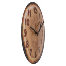 Ρολόι Τοίχου Κορμός Δέντρου Καφέ Πλαστικό 27x30x4cm