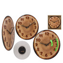 Ρολόι Τοίχου Κορμός Δέντρου Καφέ Πλαστικό 27x30x4cm