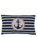 Διακοσμητικό Μαξιλάρι Άγκυρα Με Φερμουάρ Μπλε/Λευκό 64% Polyester/19% Βαμβάκι/17% Βισκόζη 30x50cm 1Τμχ