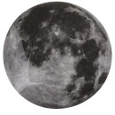 Αυτοκόλλητο Τοίχου Που Φωσφορίζει Σελήνη 19.3cm