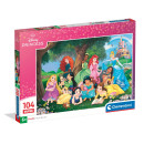 Clementoni Παιδικό Παζλ Super Color Disney Princess 104 τμχ