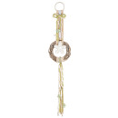 Διακοσμητικό Κρεμαστό ArteLibre Στεφάνι Πολύχρωμο Ύφασμα/Ξύλο 6x23x105cm Σε 3 Σχέδια