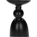 Κηροπήγιο ArteLibre Μαύρο Αλουμίνιο 12x12x26cm