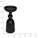 Κηροπήγιο ArteLibre Μαύρο Αλουμίνιο 12x12x26cm