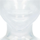 Κασπώ ArteLibre Πρόσωπο Λευκό Γυαλί 17.5x14x15cm