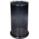 Κηροπήγιο ArteLibre Γκρι Γυαλί 15.5x15.5x23cm