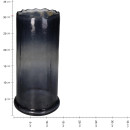 Κηροπήγιο ArteLibre Γκρι Γυαλί 15.5x15.5x30.5cm