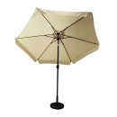 Ομπρέλα Κήπου ArteLibre ANAMI Μπεζ/Μαύρο Αλουμίνιο/Ύφασμα Φ3x2.45m