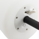 Επιτραπέζιο Φωτιστικό ArteLibre LED Φορητό MICHELLE Με Tag Μαύρο/Λευκό Μέταλλο/Πλαστικό 15.5x15.5x27.5cm