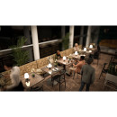 Επιτραπέζιο Φωτιστικό ArteLibre LED Φορητό MICHELLE Με Tag Μαύρο/Λευκό Μέταλλο/Πλαστικό 15.5x15.5x27.5cm