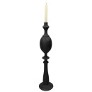 Κηροπήγιο ArteLibre Μαύρο Polyresin 13x13x44cm