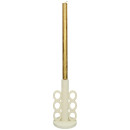 Κηροπήγιο ArteLibre Λευκό Polyresin 11x11x16cm