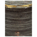 Κηροπήγιο ArteLibre Κορδόνι Καφέ Γυαλί 10x10x11cm