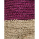 Καλάθι ArteLibre Μοβ Βαμβακερό 25x25x25cm Σετ 3Τμχ