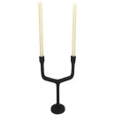 Κηροπήγιο ArteLibre Μαύρο Αλουμίνιο 23.5x10x28.5cm