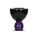 Κηροπήγιο ArteLibre Μοβ Polyresin 8.2x8.2x24cm