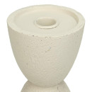 Κηροπήγιο ArteLibre Στολίδι Ιβουάρ Polyresin 11x11x15cm