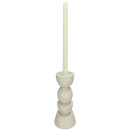 Κηροπήγιο ArteLibre Στολίδι Ιβουάρ Polyresin 11x11x19cm