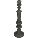 Κηροπήγιο ArteLibre Γκρι Polyresin 13.5x13.5x41cm