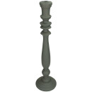 Κηροπήγιο ArteLibre Γκρι Polyresin 12.5x12.5x48cm