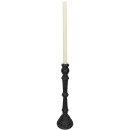 Κηροπήγιο ArteLibre Μαύρο Polyresin 10x10x28cm