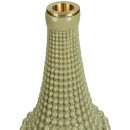 Κηροπήγιο ArteLibre Χάντρες Πράσινο Polyresin 10x10x23.3cm