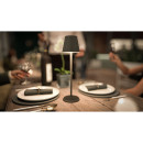 Επιτραπέζιο Φωτιστικό ArteLibre LED Φορητό FELINE Μαύρο Αλουμίνιο 11x11x37.5cm