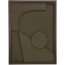 Διακοσμητικό Τοίχου ArteLibre Πράσινο Χαρτί 30x3x40cm